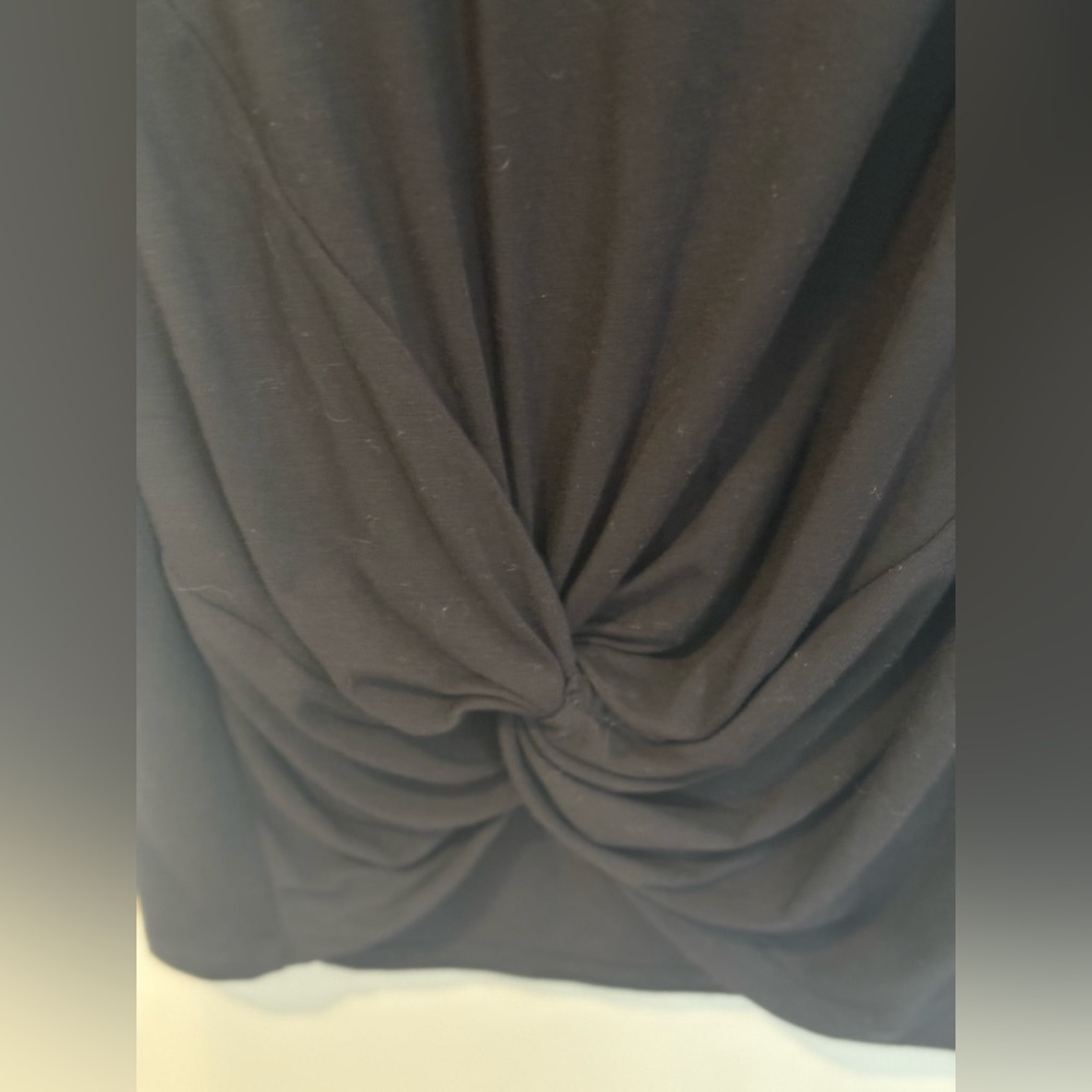 Lulu's Black Crew Neck Short Sleeve T Shirt Mini Dress - Picture 7 of 10